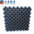 Custom plastic rubber puzzle interlocking floor tiles mould